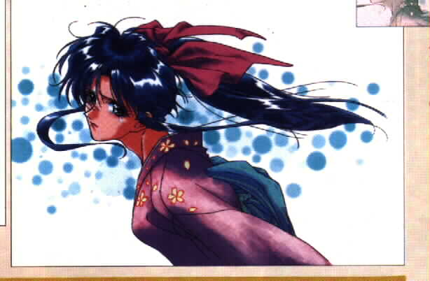 Kaori, pada ending kedua theme...